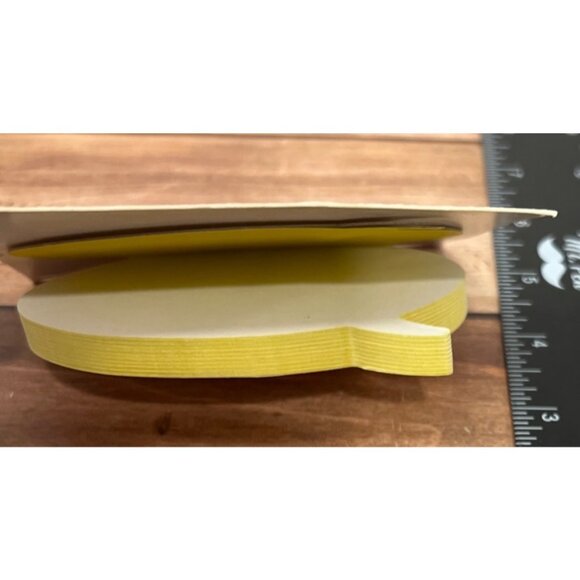 Michaels Yellow Speech Bubble Sticky Notes Pad 80 Sheets Lets Mingle 463680 - Picture 3 of 4